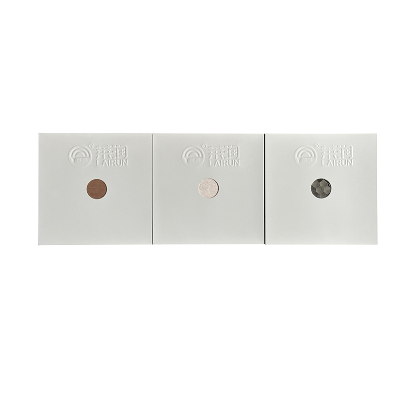 FFU blind panels: three panels with round openings, shown as product photos